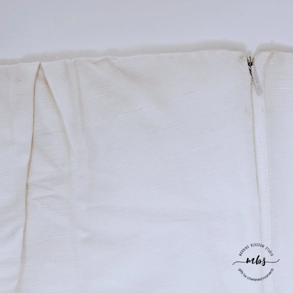 Tory Burch Georgina Silk Linen Cotton‎ Blend High Waist Pleated Shorts